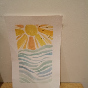 carte aquarelle
