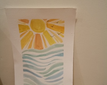 carte aquarelle