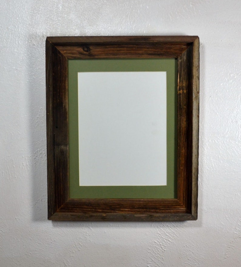 Picture Frame 8 5x11 Sage Green Mat Without Mat 11x14 From Etsy