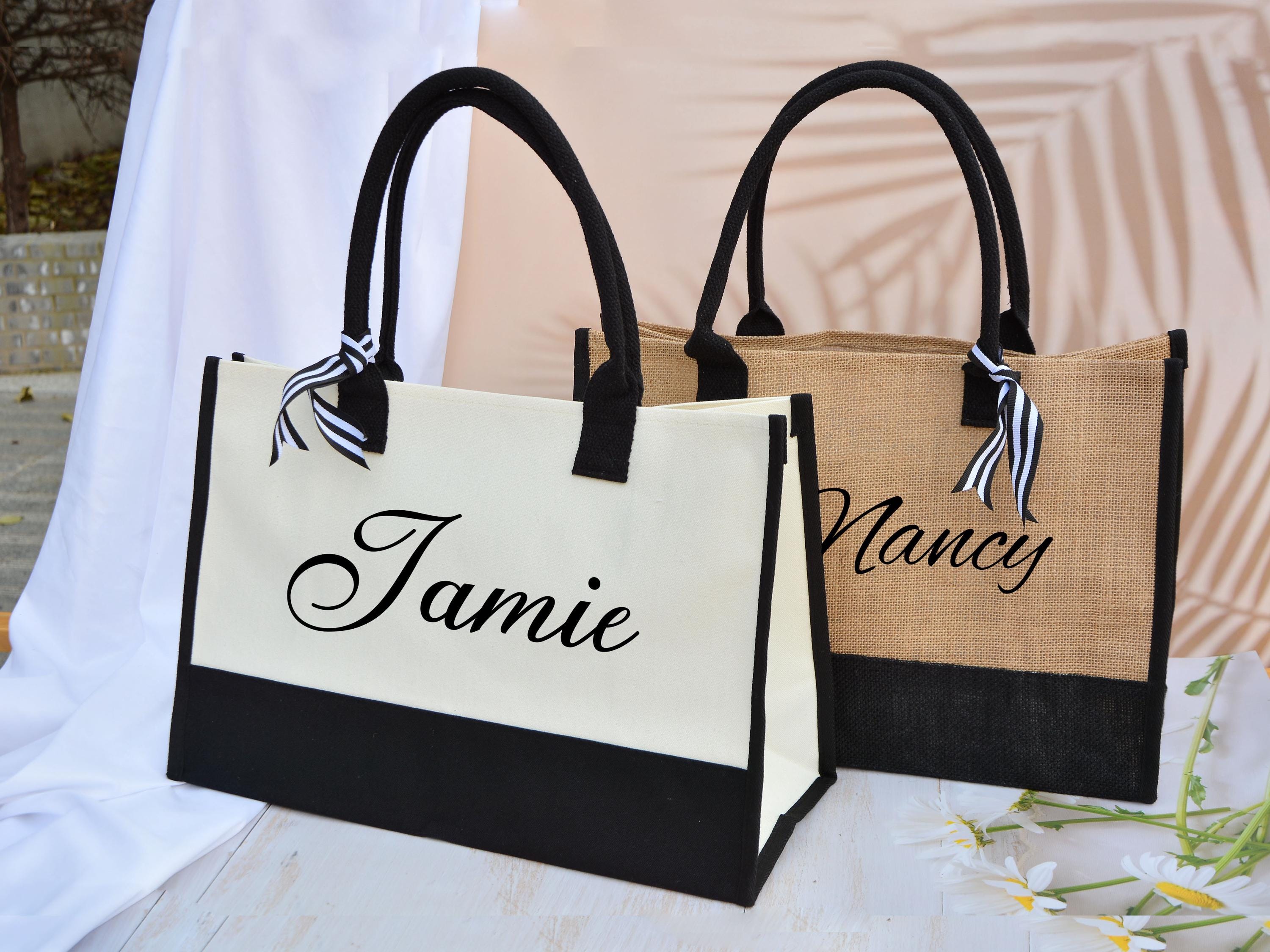 Sac Fourre-tout Fun 'Voici À Quoi Ressemble Une Mariée Géniale' - Pour Mariage - Naturel - Neuf Avec étiquettes