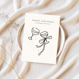Cartolina di buon Natale | Formato verticale 5x7 | Stampabile