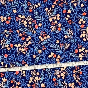SALE Art Gallery Knit Fabric Floral No.9 Bold 1 yard image 1