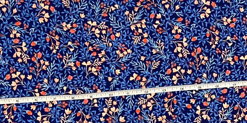 SALE Art Gallery Knit Fabric Floral No.9 Bold 1 yard image 1