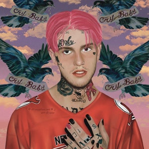Lil peep digital art / lil peep fan art / music artwork / digital drawing / lil peep painting / high quality art
