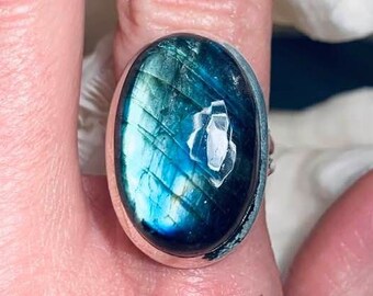 Beautiful Labradorite Ring Size 7