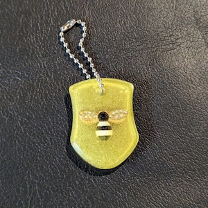 Honey Bee Acrylic Keychain