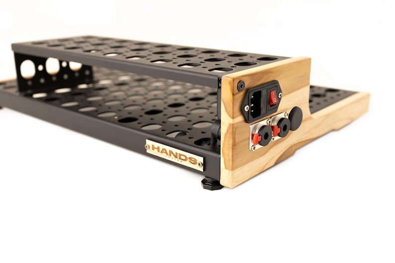 Vtx Bridge Riser Pedalboard VTX + Riser Natural Teak - Hands Custom - Etsy
