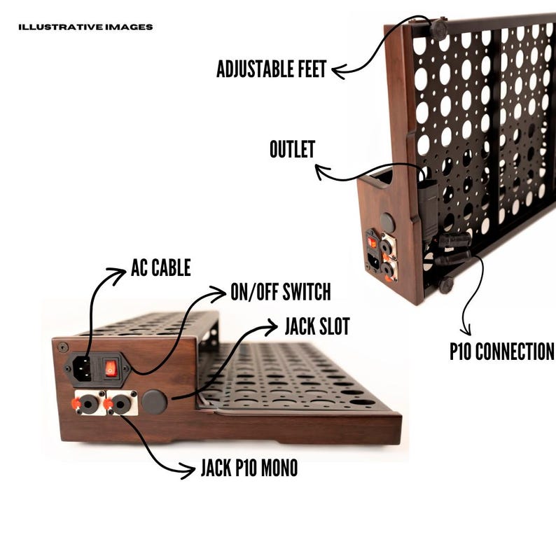 Pedalboard VTX + Riser Imbuia Teak - Hands Custom - Etsy