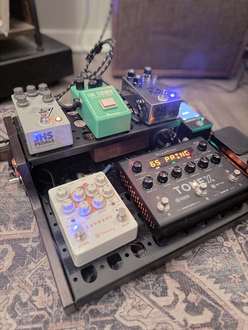 Pedalboard VTX + Riser Imbuia Teak - Hands Custom - Etsy