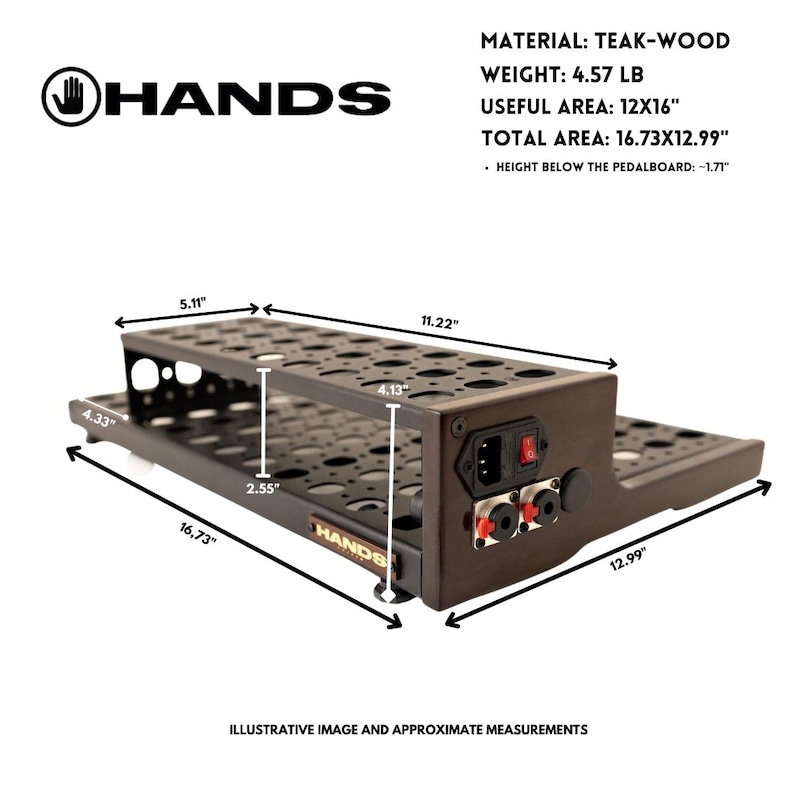 Vtx Bridge Riser Pedalboard VTX + Riser Imbuia Teak - Hands Custom - Etsy UK