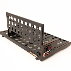 Pedalboard VTX + Riser Imbuia Teak - Hands Custom