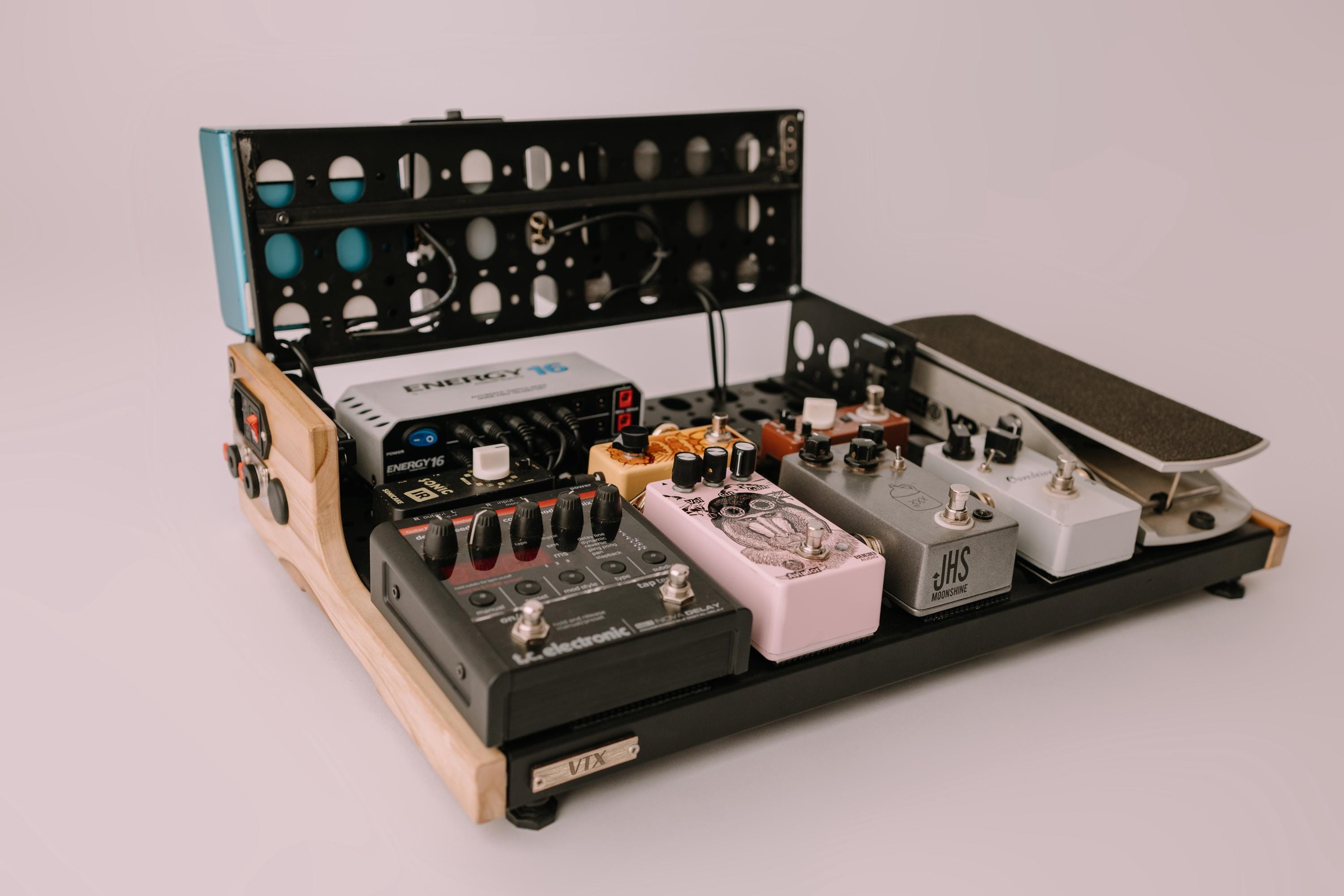 Pedalboard VTX + Riser Natural Teak - Hands Custom - Etsy