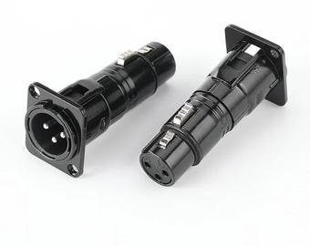 XLR Male-to-Female Pedalboard Module - Hands Custom