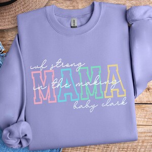 IVF Journey Sweatshirt Custom Egg Retrieval Day Crewneck TTC Mama Gift IUI Positive Message ivf Transfer Support Sweater Mom sweatshirt