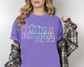 Camiseta IUI, camiseta del día de transferencia de FIV, camiseta de transferencia de embriones, camiseta de mamá FIV, camiseta de embarazo personalizada con nombre personalizado, regalo del día de la madre, mamá FIV