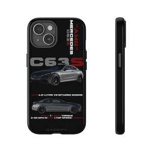 High-Performance Sport Sedan Phone Case – Aggressive Car Design for Enthusiasts - Black - Apple phone case & Samsung Phone Cases