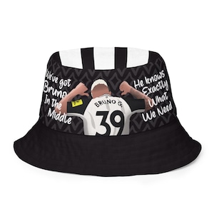 Bruno Guimares NUFC Reversible bucket hat Wembley Carabao Cup Final Newcastle United