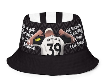 Bruno Guimares NUFC Reversible bucket hat Wembley Carabao Cup Final Newcastle United