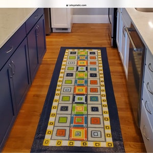FLOORCLOTH  Country Primitive Decor 3’x7’