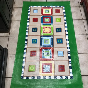 FLOORCLOTH  Country Primitive Decor