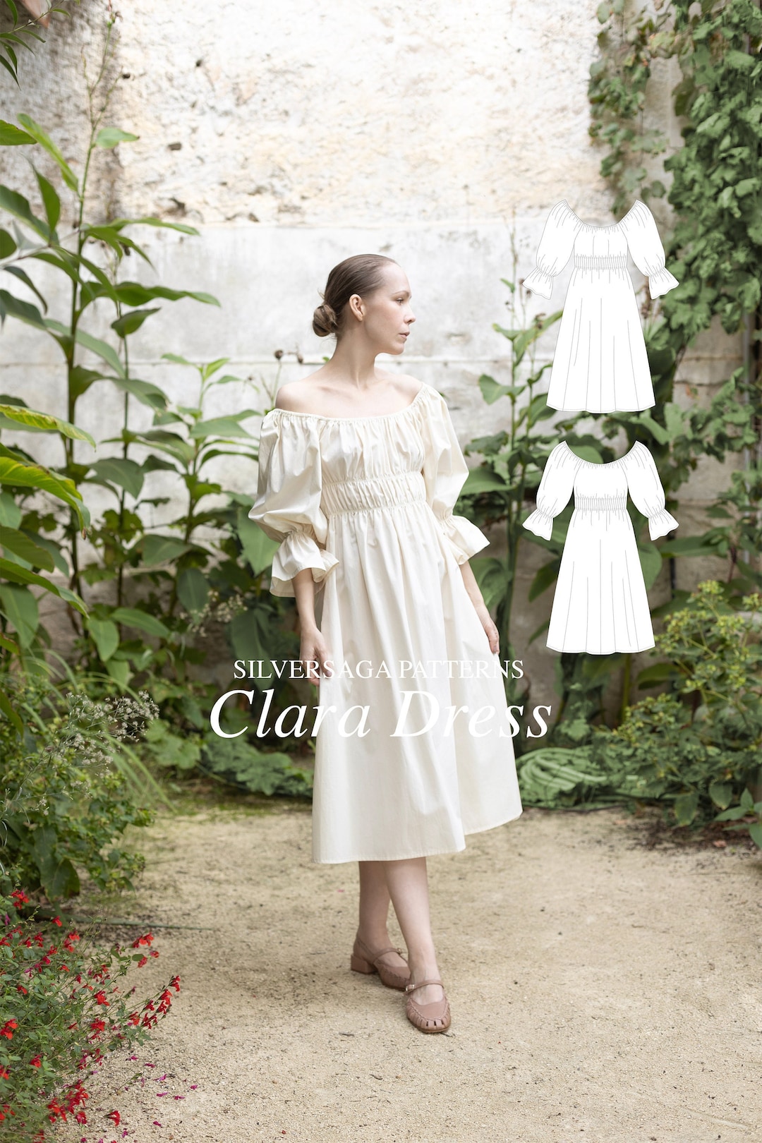 Clara Dress PDF Sewing Pattern | EU34-50 | Beginner Friendly - Etsy