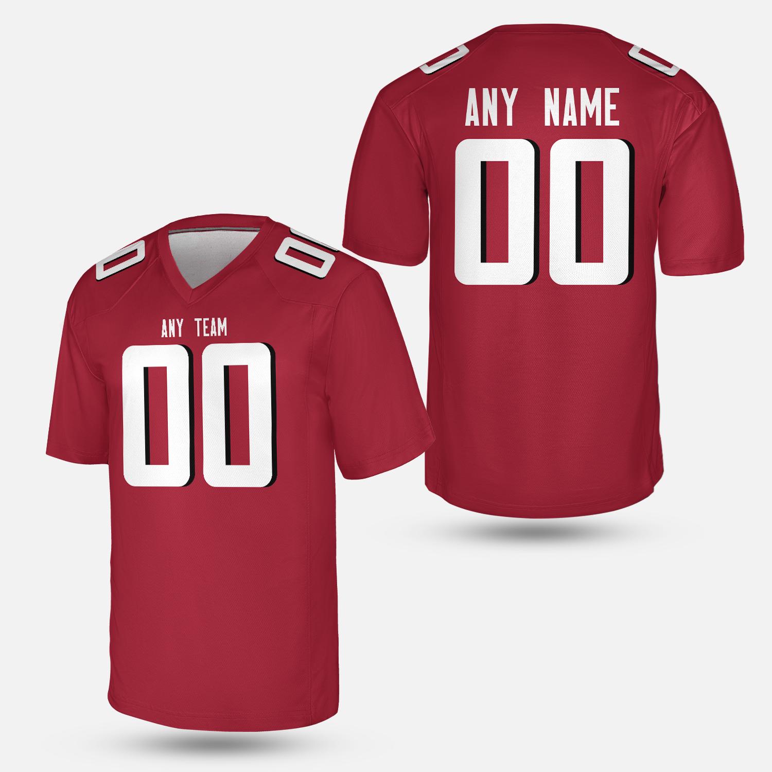 Discover Personalized Atlanta Team Falcons Football Jersey, Gameday Fan Outfit, Football Gift for Him
