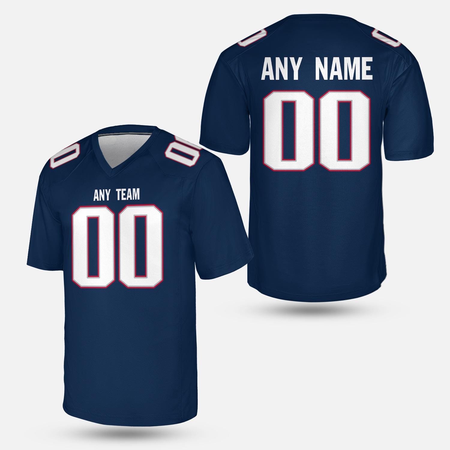Discover Personalized New England Team Patriots Football Jersey, Gameday Fan Outfit, Football Gift for Him