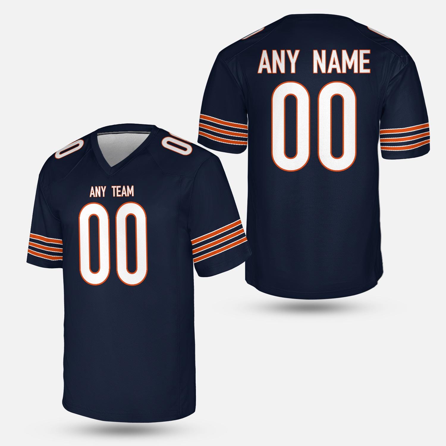 Discover Personalized Chicago Team Bears Football Jersey, Gameday Fan Outfit, Football Gift for Him
