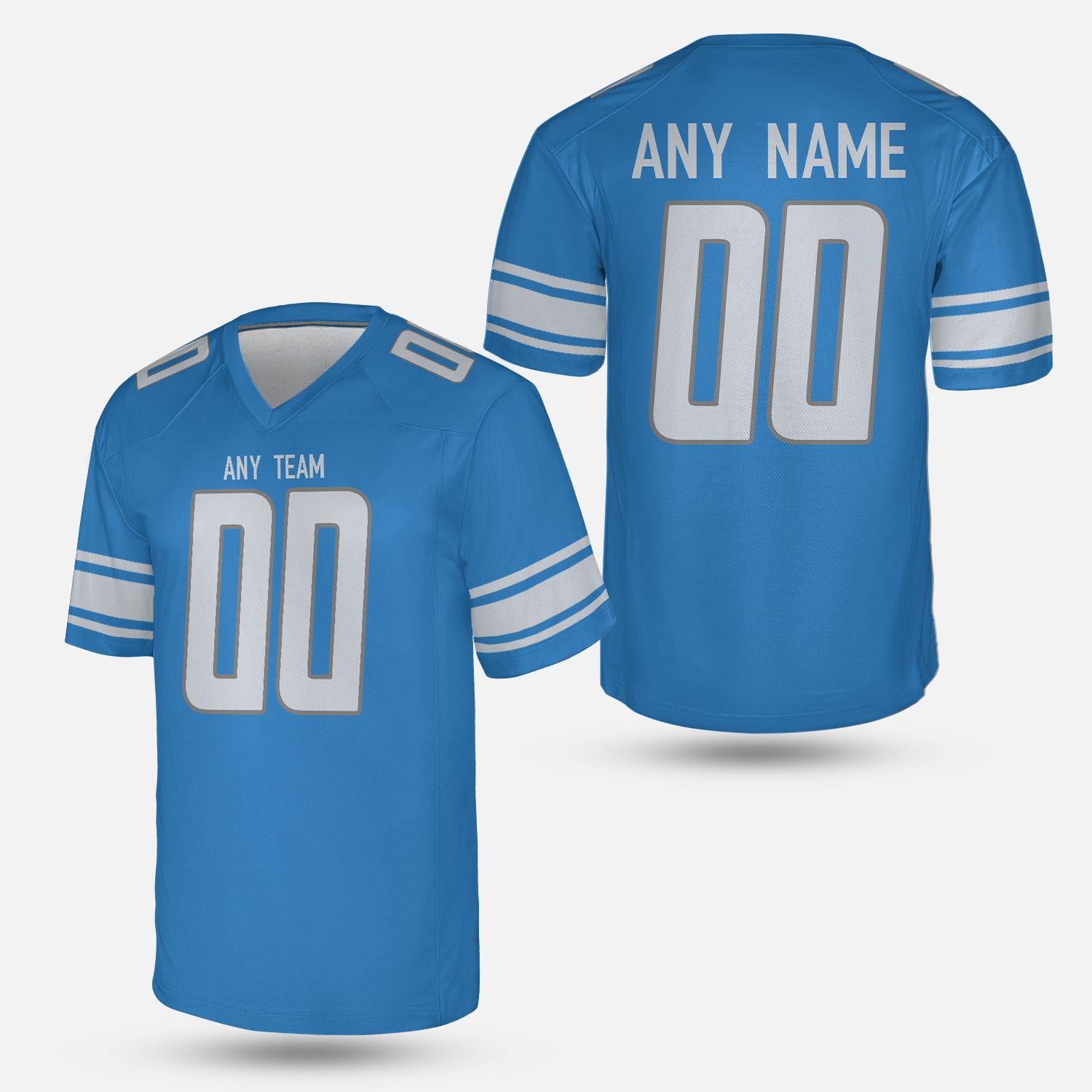 Discover Personalized Detroit Team Lions Football Jersey, Gameday Fan Outfit, Football Gift for Him