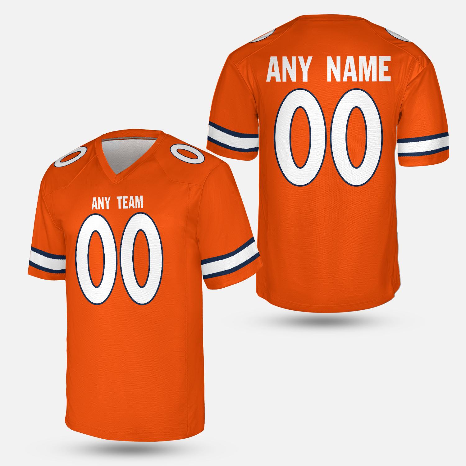 Discover Personalized Denver Team Broncos Football Jersey, Gameday Fan Outfit, Football Gift for Him