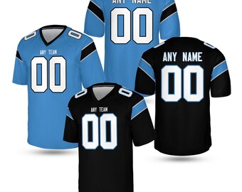 Custom Football Jersey For Kids - Add Name & Number, Royal Blue, Medium, Great For Parties, Events & Fan Wear