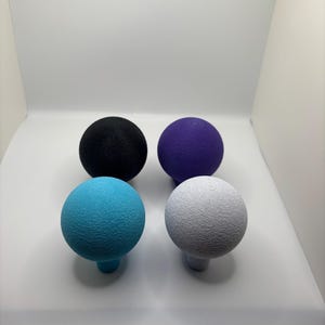 Spherical Wall Hook: Modern Color Pop Coat & Bag Hanger | 3D Printed