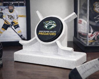 Hockey Puck Display Stand – Milestone Keepsake Holder - 3D Printed