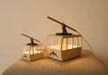 Ski Gondola Table Lamp | Alpine Mountain Home Decor