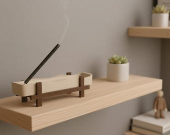 Modern Minimalist Incense Holder | Customizable Japandi Home Decor