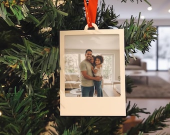 Personalized Instant Photo Christmas Ornament | Custom Picture Frame