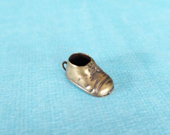 brass baby shoes