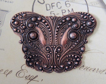 NEW Large Ornate Copper Finding 2301C