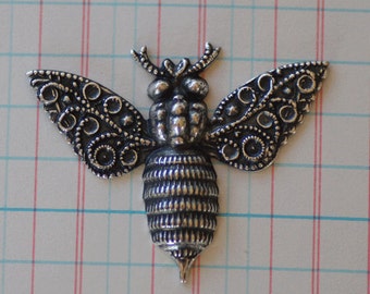 Large Silver Bee Finding 2789