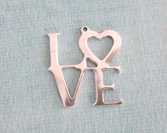 Silver Love Charm 3900 Valentine Heart