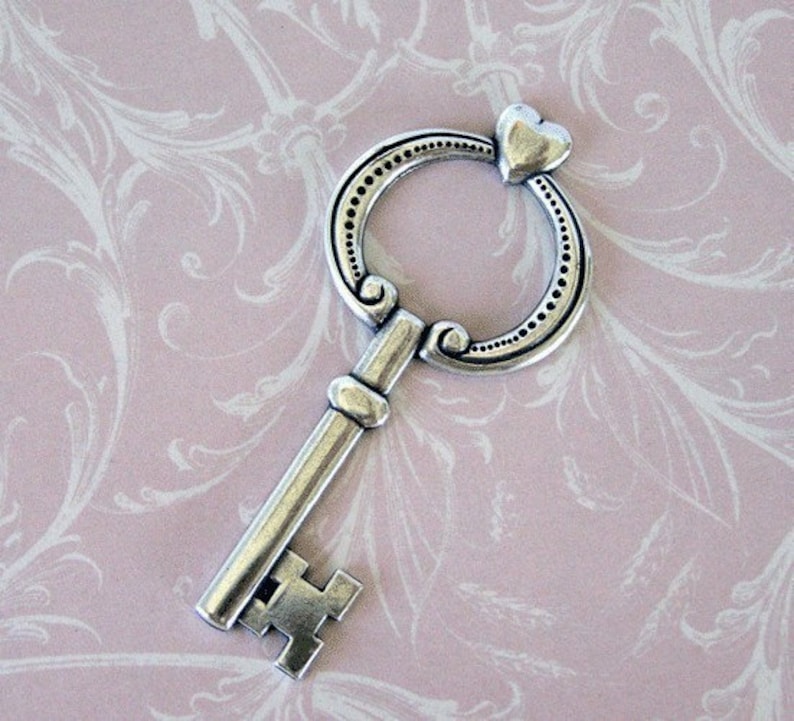 Silver Heart Skeleton Key Finding 535 image 1