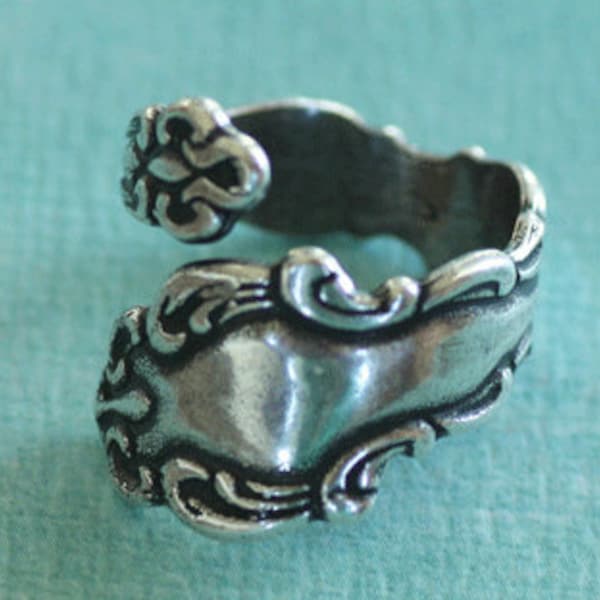 LAST ONE  Silver Spoon Ring Finding 2638