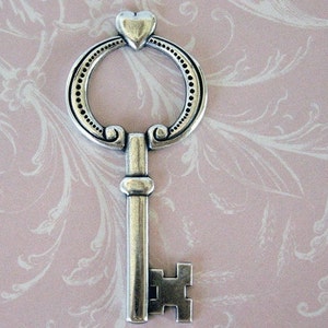 Silver Heart Skeleton Key Finding 535 image 2