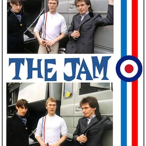 The Jam. Paul Weller . Art Decor prints. Various options available. A3 A4 A5 high glossy quality prints