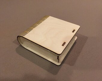 4 Inch (Inside) Living Hinge Box - SVG File