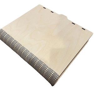 10 Inch (Inside) Large Living Hinge Box - SVG File