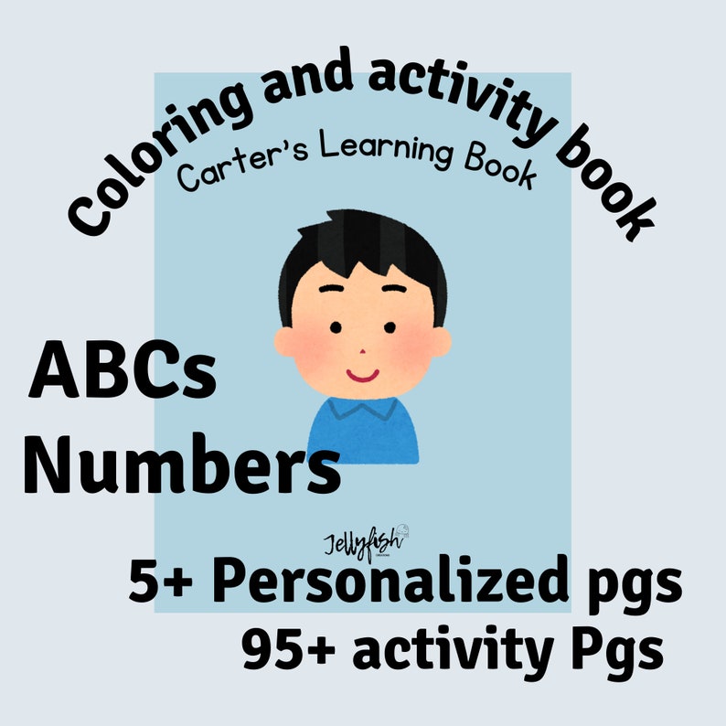 Personalized Child Activity Book - Etsy