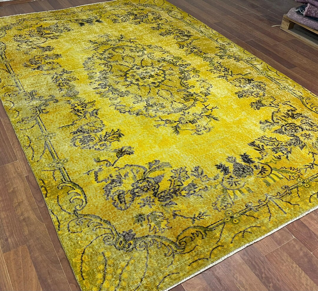 6x10 Area Rug, 6x10 Large Rug, Oversize Rug 6x10, Wool Oushak Rug ...