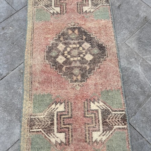 2x4 Turkish Rug, Oushak Rug, Turkish Vintage Rug, 2x3 Rug, Vintage Rug, Anatolian Rug 2x3, Wool Rug 2x4, Handmade Rug,Soft Rug 2x4
