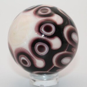Meditation Mandala Handmade  Marble Glass       1 3/8"  Brad Pearson  SRA